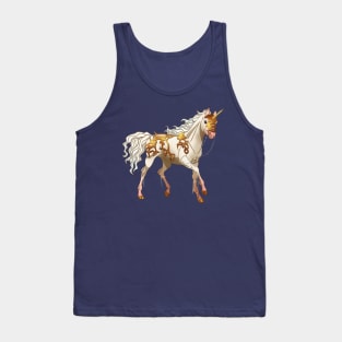 White unicorn Tank Top